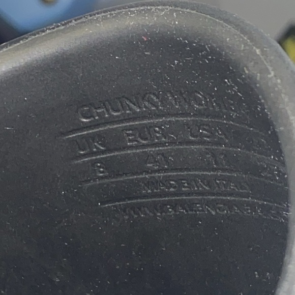 New Balenciaga WOMEN'S CHUNKY SLIDE SANDAL IN BLACK rubber Size EU 41 US 11 - Picture 8 of 12